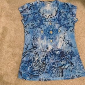 Sky blue summer shirt